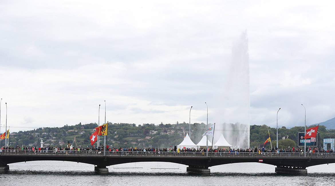 courir a Genève, Suisse